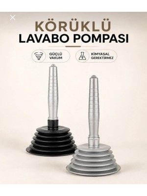 Nest Aura Nestaura Körüklü Vantuz Pompa - Güçlü Vakumlu Tıkalı Lavabo, Mutfak Evye ve Küvet Açıcı