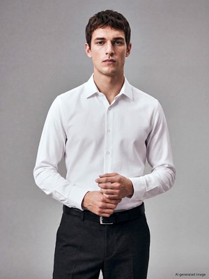 Lc Waikiki Yeni Sezon Beyaz Slim Fit Oxford Erkek Gömlek
