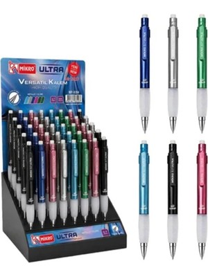 Mikro Ultra Air Grip Versatil Kalem 0,7 Uçlu Metalik MP-9394 Karışık - 1 Adet