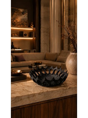 Alpin Modern Dekoratif Meyve & Sunum Kasesi / Salon, Mutfak ve Sehpa Dekoru