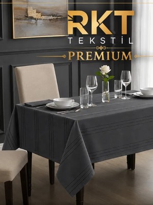Rkt Tekstil Kalın Dokulu Leke Tutmaz Masa Örtüsü