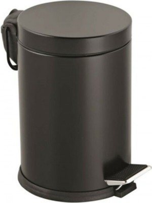 Efnaz Style 3lt Siyah Pedallı Metal Çöp Kovası