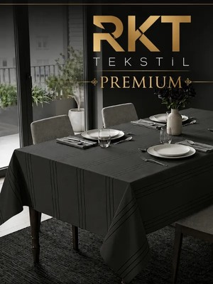 Rkt Tekstil Kalın Dokulu Leke Tutmaz Masa Örtüsü