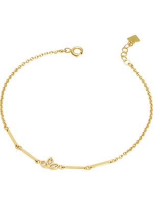 Debora Jewelry 14 Ayar Altın Lotus Bileklik