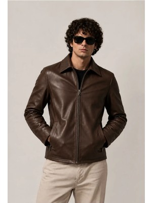 Velmora Leather Hakiki Deri Erkek Ceket