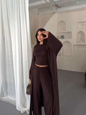 HKT Hak Tekstil Penye Kimono 3 Lü Takım