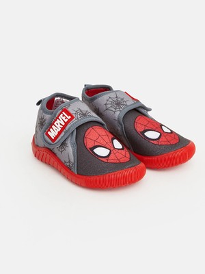 Lc Waikiki Yeni Sezon Gri Spider-Man Baskılı Erkek Çocuk Panduf