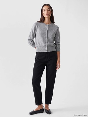 Lc Waikiki Yeni Sezon Siyah Slim Mom Kadın Jean Pantolon