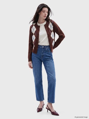 Lc Waikiki Yeni Sezon Indigo Straight Fit Kadın Jean Pantolon