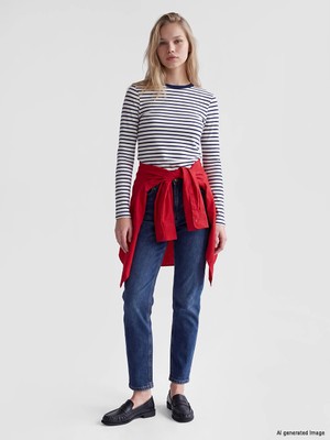 Lc Waikiki Yeni Sezon Indigo Slim Fit Kadın Jean Pantolon