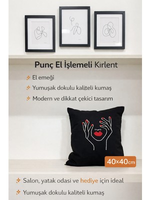 Lapka Punç Dekoratif Yastık
