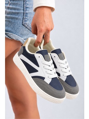 Albishoes Unisex Rahat Taban Kadın Erkek Sneaker Bağcıklı Günlük Okul Yürüyüş Sneaker Spor Ayakkabı