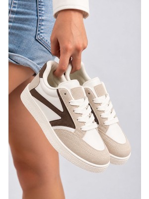 Albishoes Unisex Rahat Taban Kadın Erkek Sneaker Bağcıklı Günlük Okul Yürüyüş Sneaker Spor Ayakkabı
