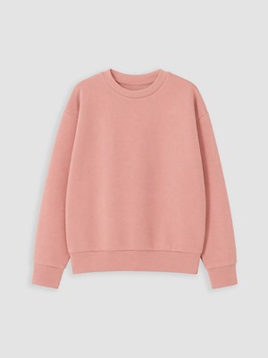 Lc Waikiki Yeni Sezon Pembe Soft Touch Kız Çocuk Sweatshirt