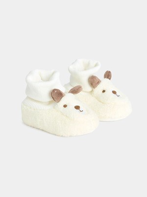 Lc Waikiki Yeni Sezon Beyaz Tavşan Figürlü Kız Bebek Pelüş Panduf