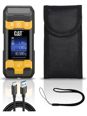 Cat DA980621 3.7VOLT Li-Po 3’ü 1 Arada 40M Lazer Metre +Hizalama +Metal/ahşap/voltaj Dedektörü