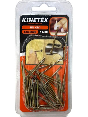 Kinetex Tel Çivi 10 x 30 KTX-2628 20'li 3 Adet