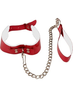 Esranın Dünyası Tegan Fantezi Seksi Kırmızı Harness Tasma TG275394K