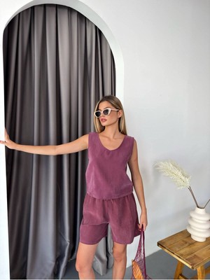 HKT Hak Tekstil Tensel Kumaş Ince Yazlık Şort