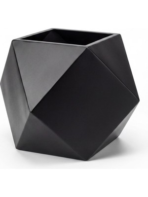 Ottolamp Origami Saksı Metal Geometrik Dekoratif Dış Mekan Çiçek Saksısı Ø45X32 cm
