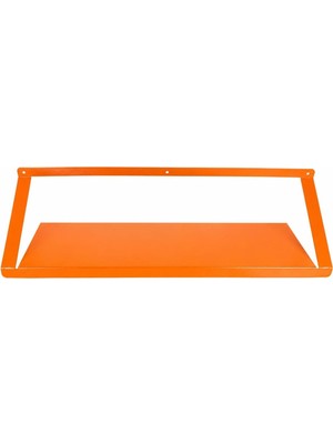 Tr Ziglat 150 Serisi Endüstriyel Duvar Tipi Raf 700X200X150 mm Turuncu | 20 kg Taşıma Kapasiteli