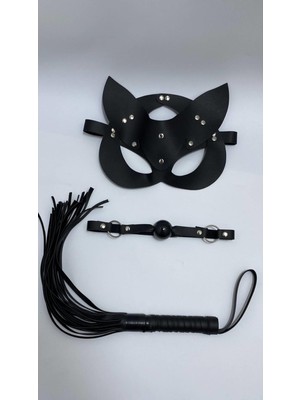 Esranın Dünyası Siyah Maske Ağız Topu,3'lü Set