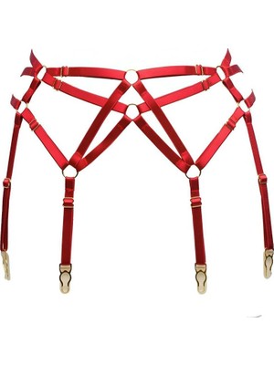 Esranın Dünyası Seksi Lastik Harness Jartiyer - BRF146