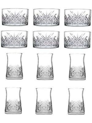 Prime 12 Parça Çerezlik Kase ve Çay Bardağı Seti 111RS0909RS57RS.