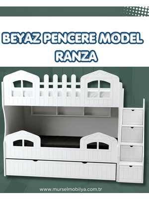 Mürsel Mobilya Beyaz Pencere Model Ranza
