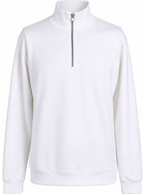 Trender Modal Ekru Erkek Sweatshirt 5872