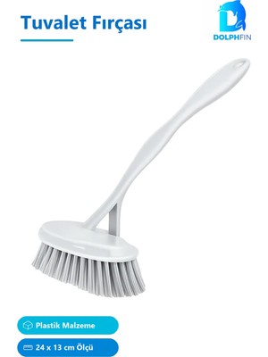 Dolphfin Ak 342 Tuvalet Fırçası Çok Renkli 24 x 13 cm