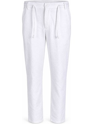 Trender Kanvas Beyaz Erkek Pantolon 3036