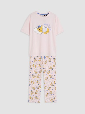 Lc Waikiki Yeni Sezon Pembe Winnie The Pooh Baskılı Kadın Pijama Takım