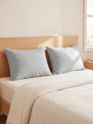 Lc Waikiki Yeni Sezon Gri Yastık Kılıfı 2'li 50X70 cm