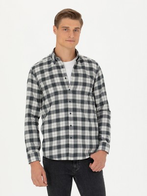 Cacharel Stone Slim Fit Long Sleeve Shirt