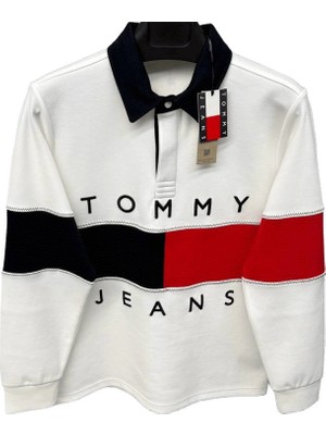 Tommy Yarım Fermuarlı Dik Yaka Sweatshirt