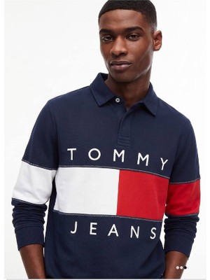 Tommy Yarım Fermuarlı Dik Yaka Sweatshirt
