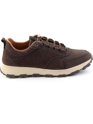Bambi Brown Nubuck Genuine Leather Men's Casual Shoes E01018514201