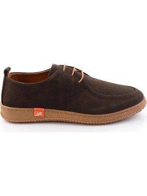 Bambi Brown Genuine Leather Women's Casual Shoes K01649200502
