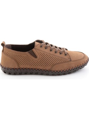 Bambi Sand Genuine Leather Men's Casual Shoes E01900250701
