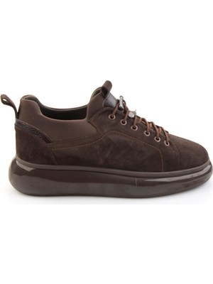 Bambi Brown Genuine Leather Men's Sneakers E01401083202