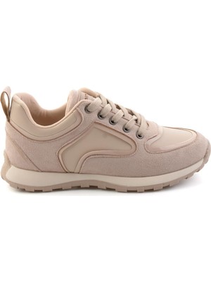 Bambi Beige Suede Women's Sneakers K01313004372