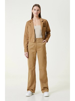 Network Olive Cargo Pocket Trousers
