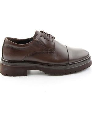 Bambi Brown Nappa Genuine Leather Men's Classic Shoes E01795041643