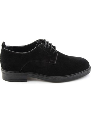Bambi Black Suede Genuine Leather Men's Casual Shoes E01699620402