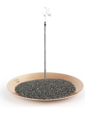 Coho Objet Coho Matte Namaste Dövme Bakır Mini Tütsü Tabağı