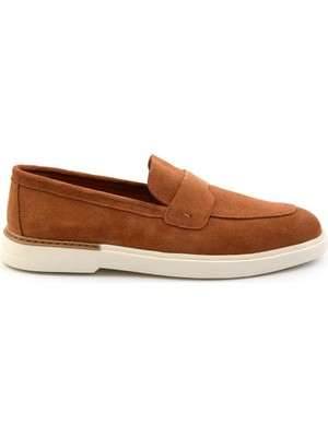 Bambi Tan Genuine Leather Men's Loafers E01395425702