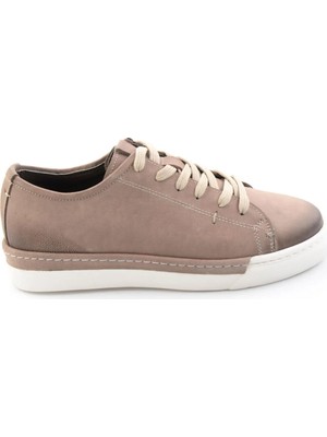 Bambi Sand Genuine Leather Men's Casual Shoes E01089006701