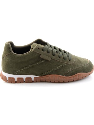 Bambi Khaki Suede Women's Sneakers K01234050572
