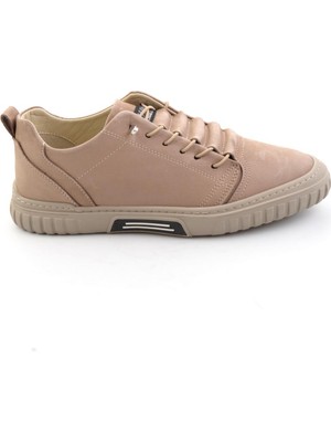 Bambi Sand Nubuck Genuine Leather Men's Casual Shoes E01438006001